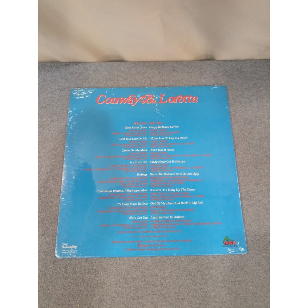 Conway Twitty Loretta Lynn Conway & Loretta Vinyl LP Record Album RS1 120 - Picture 2 of 2